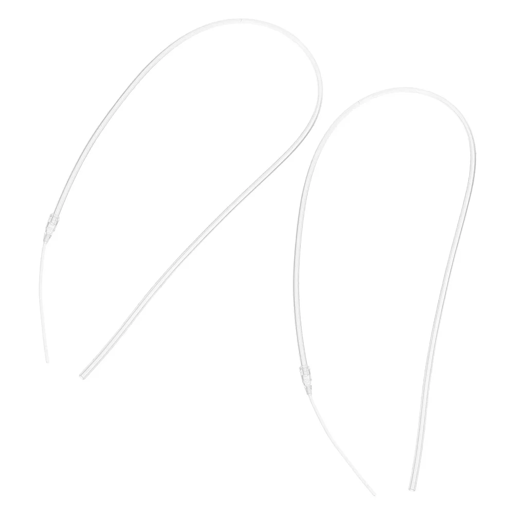 

2pcs Milk Tube For Breastfeeding Aid Transition To Straw Cup Reusable Infant Feeding Supplemental Nursing System Tube