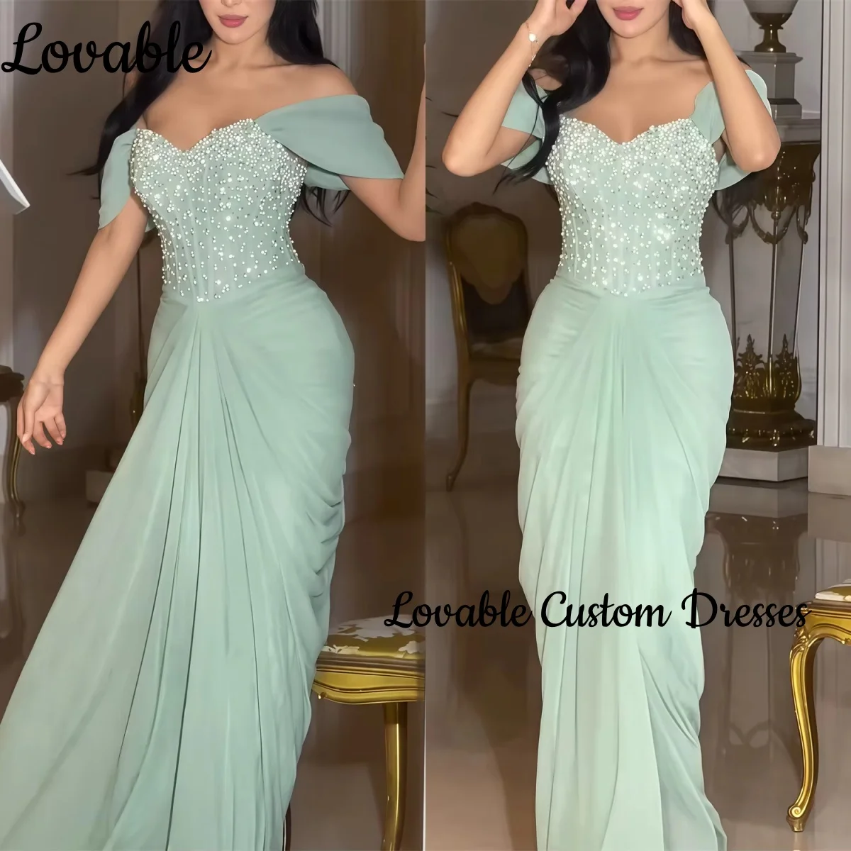 

Настроить платья для выпускного вечера Милая шея со складками Индивидуальные вечерние платья-футляры длиной до пола Вечерние платья