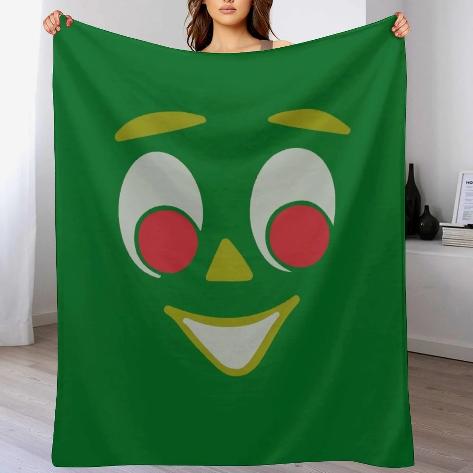 

Gumby Throw Blanket Tourist Summer Beddings For Decorative Sofa Hairys Blankets