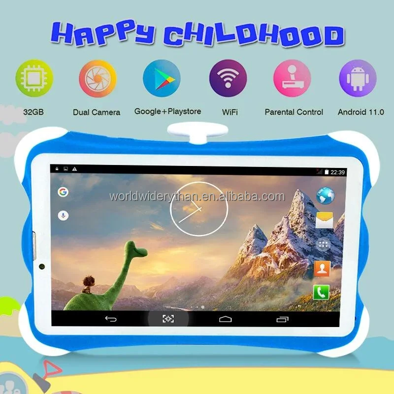 Tablet de jogos de 7,0 polegadas, estudante, classe on-line, máquina de educação precoce para crianças, mtk6737, tablet para crianças