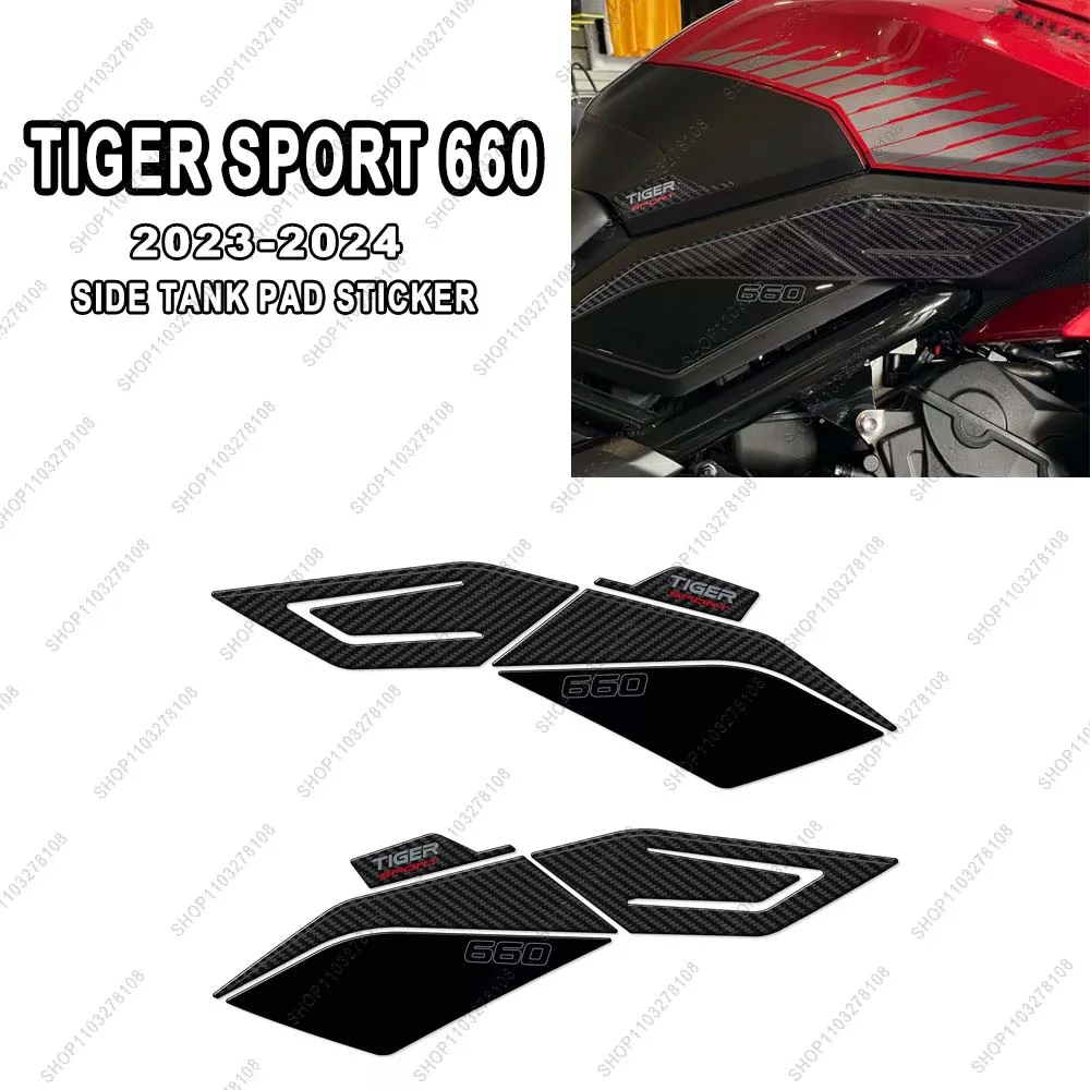 Sport 660 Sticker Motorcycle Accessories 3D Epoxy Resin Sticker kit For Tiger Sport 660 2022-2023 2022 Non-slip Tank Pad Decal