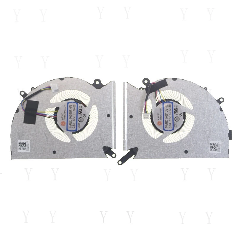 

Вентилятор охлаждения ЦП и ГП для ноутбука Y+ DC12V 0.6A 4Pin для MSI Stealth GS77 12UHS-083US 17P1