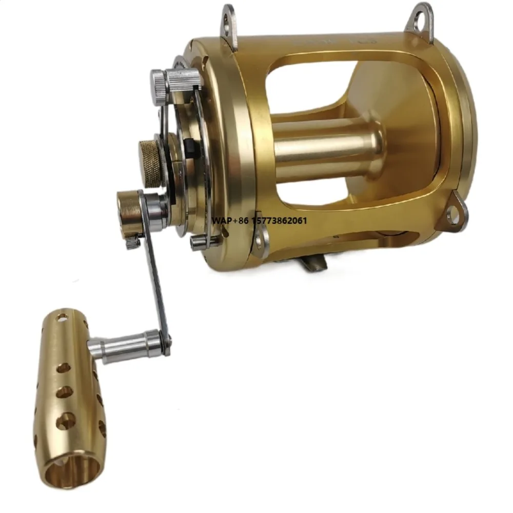

Max Drag 45KG Big Game Trolling Reel Heavy Duty Deep Sea Reel for Big Fish Right Hand Boat Saltwater Reel for Big Game
