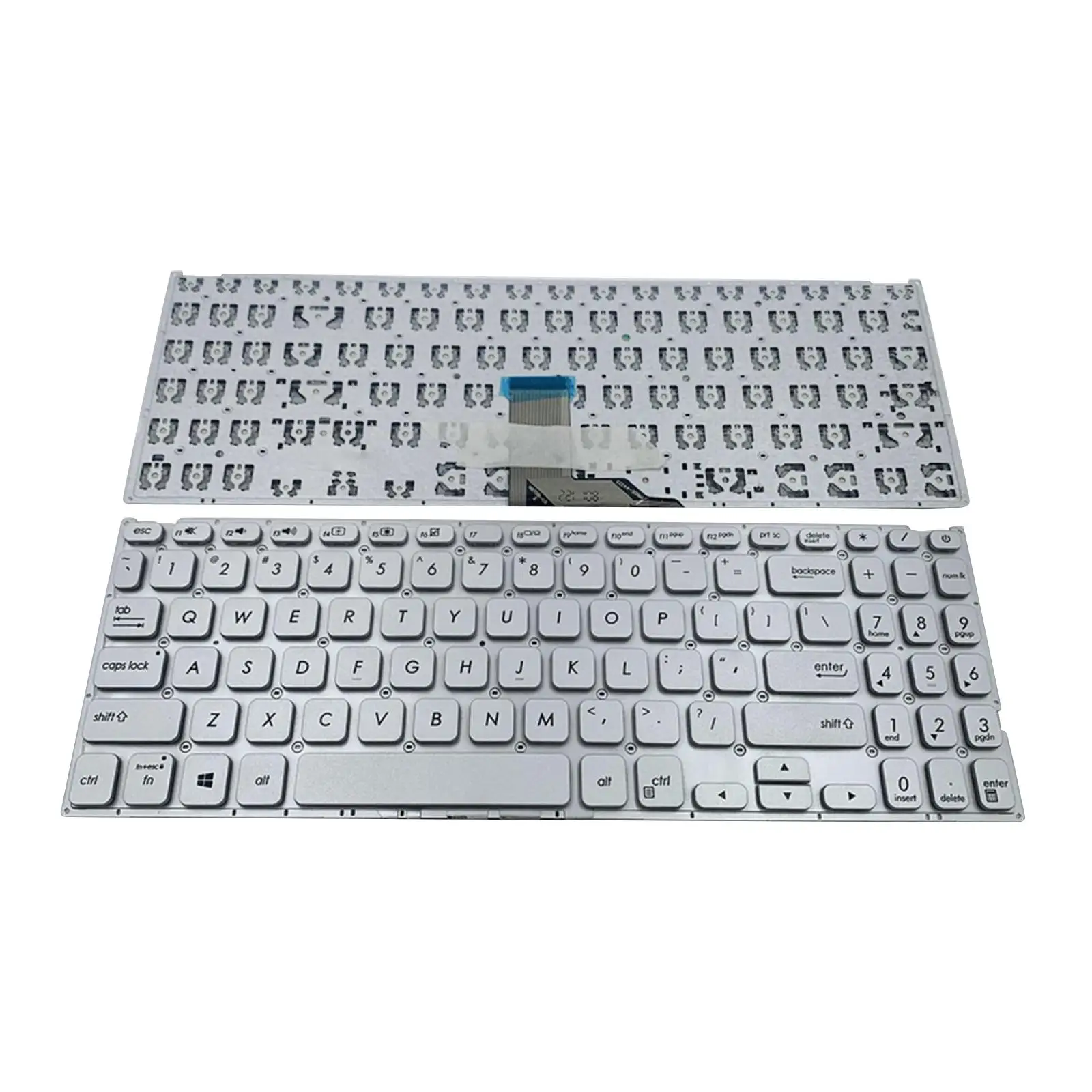 Laptop Computer Keyboard US English Layout Black ABS Replacement for ASUS VIVOBOOK 15 X512 V5000 Series