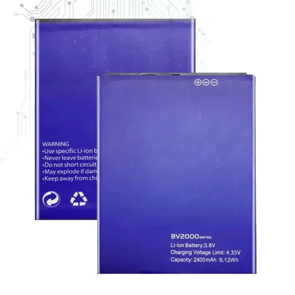 

High Compatibility For Blackview BV2000 BV2000S Mobile Phone Battery 2400mAh