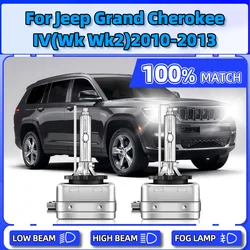 2PCS 35W Xenon Headlight 6000K Front Lights Bulbs 20000LM Xenon Lamps For Jeep GRAND CHEROKEE IV (WK WK2) 2010 2011 2012 2013