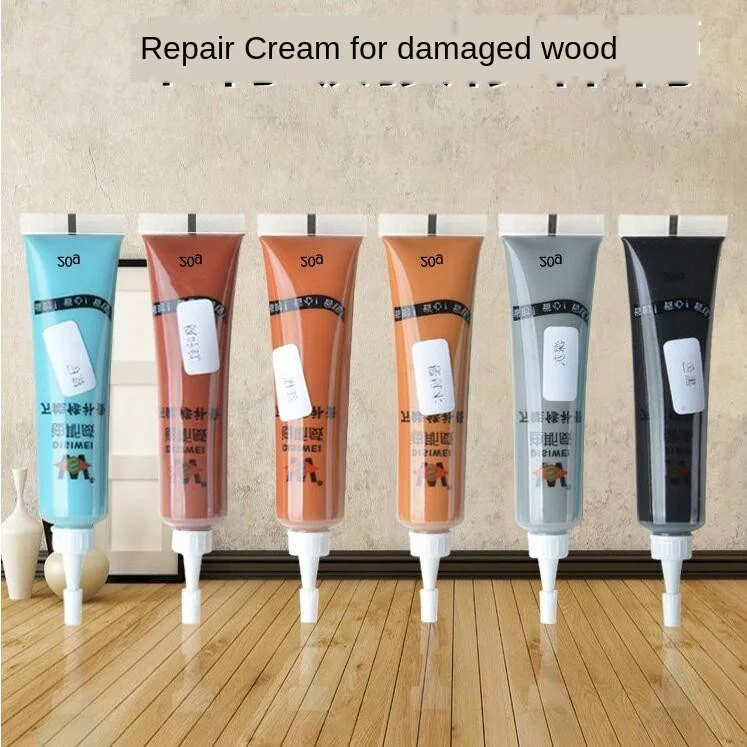 DIY Wood Product Scratch Filler Remover meble drewniane Touch Up zestaw narzędzi Marker Cream wosk naprawa żywicy polimerowej szybka naprawa