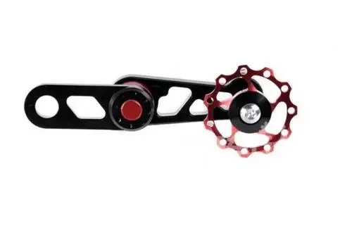 New Bike Single Speed Chain Tensioner Aluminium Alloy light weight Bicycle Oval crankset chain zipper chan guide