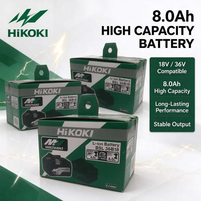 Original Hitachi HiKOKI 8Ah Charge Battery For Hitachi /HiKOKI 18V/36V Series Tools,For Professional Occasions And very Reliable