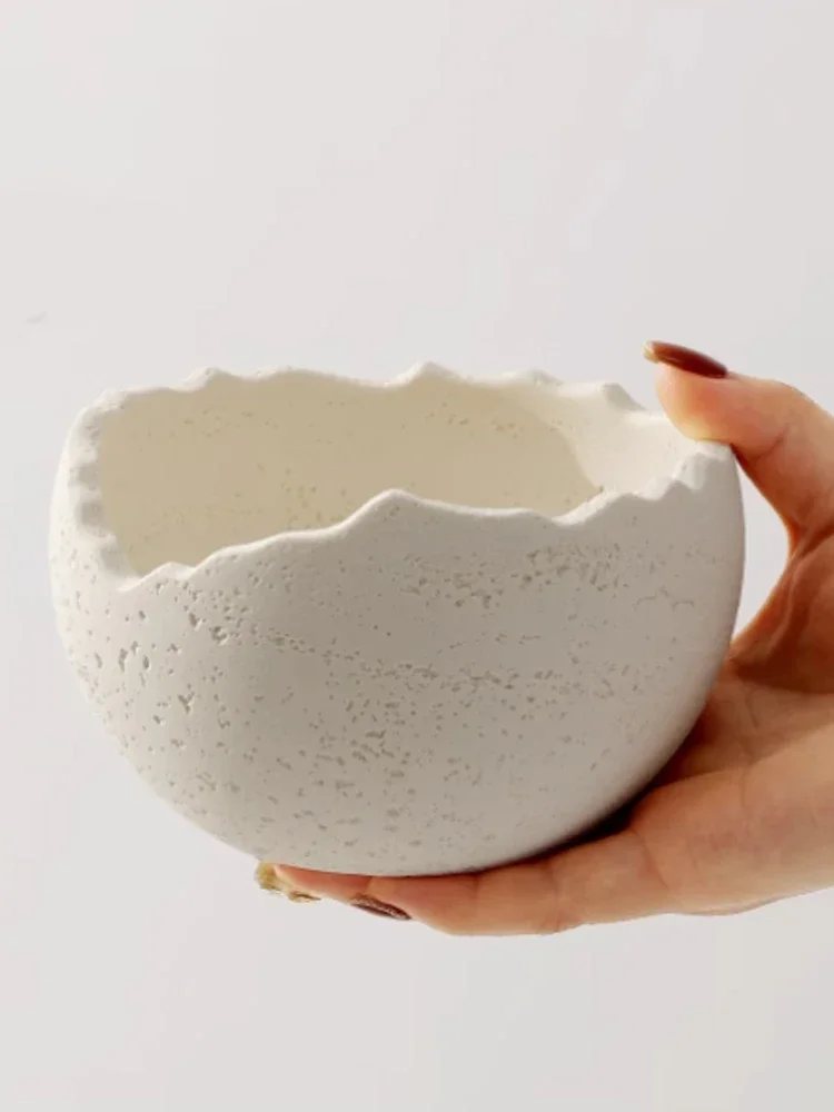 Wabi Sabi Style Natural Stone Storage Box Living Room Desktop Clutter Bin Creative Small Trash Can Ornaments Home Decoration