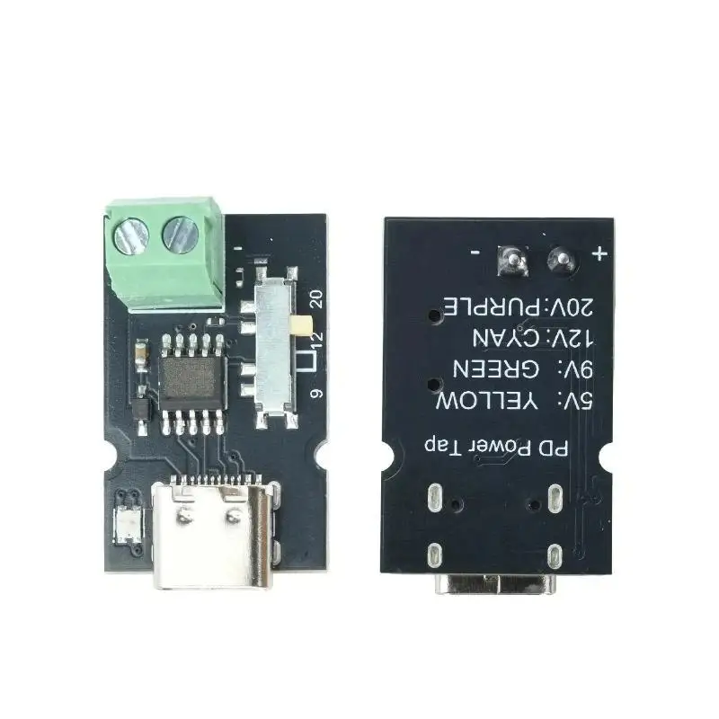 PD QC Fast Charging Power Extraction Module Voltage Indicator 5V-20V for Travel Portable Charging DIY Electronic Repair Project
