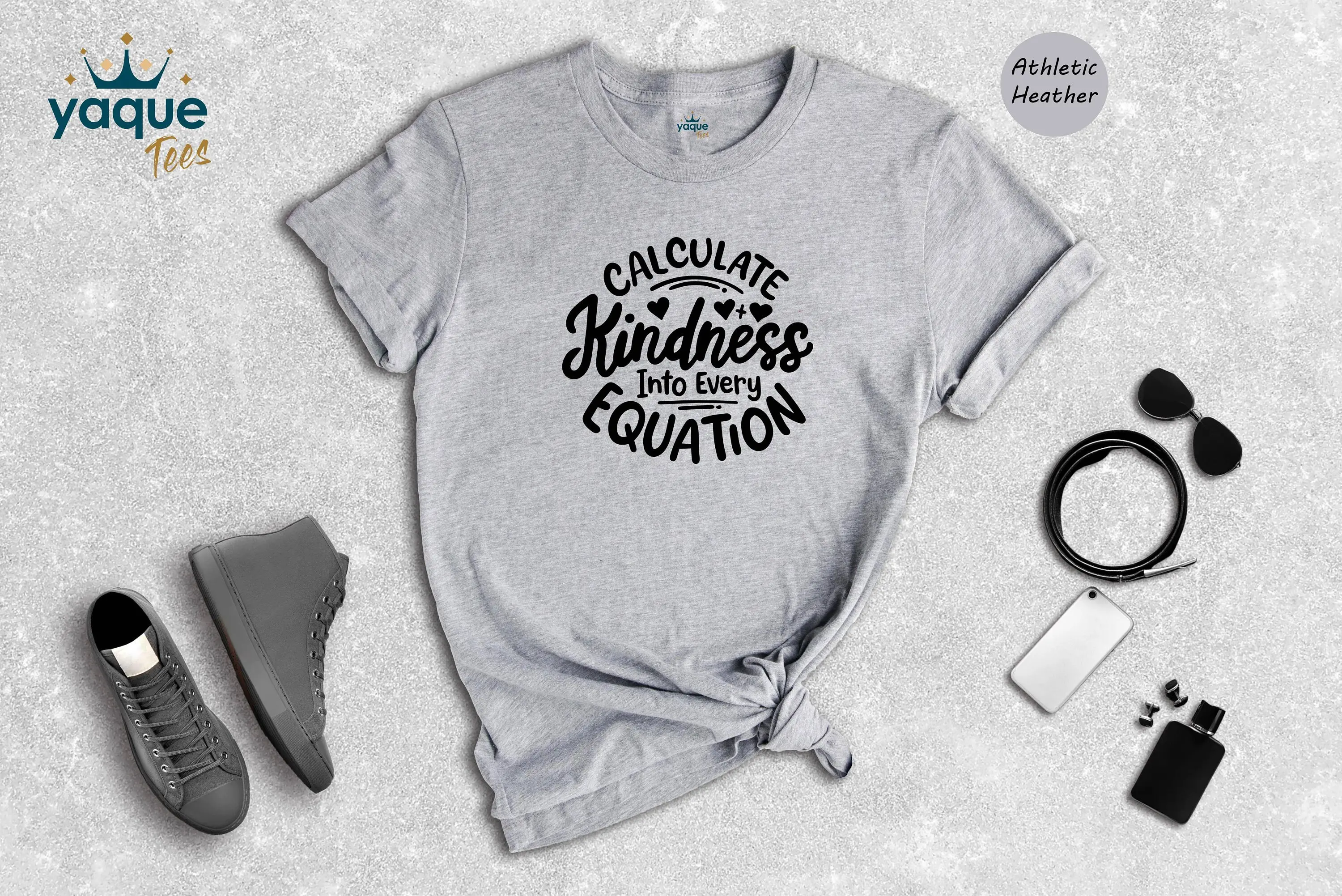 Calculate Kindness Into Every Equation T Shirt Positive Saying Math Lovers Teacher Appreciation