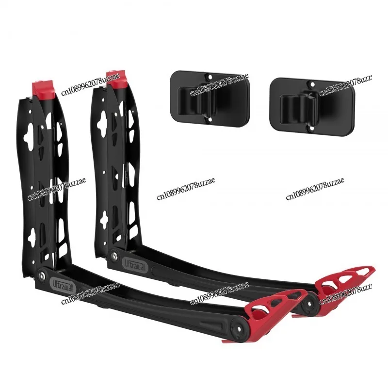 Rotary bike rack, garage bike hanger, 2-piece set