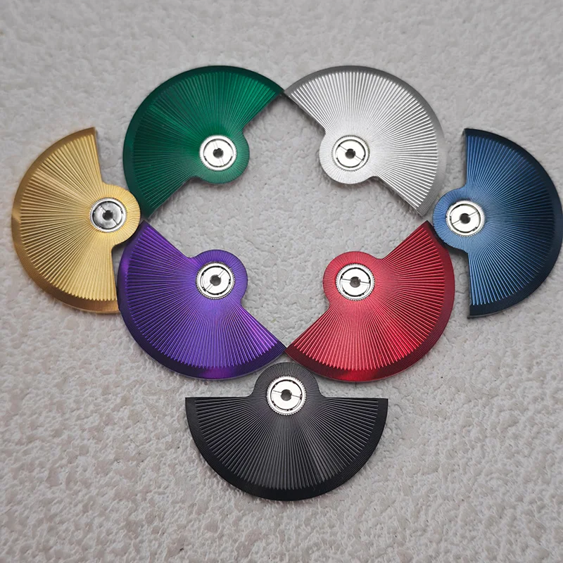 NH35 Automatic Hammer Rotor CNC Cut Finish Fits NH36 NH38 NH39 4R35 Movement Oscillating Weight Hammer Rotor Watch Refit Parts