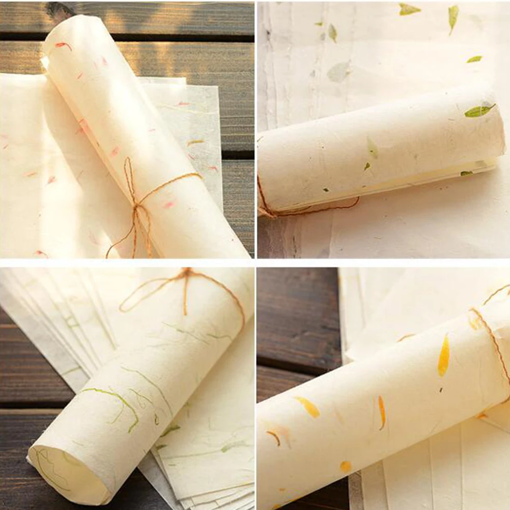 

40 Sheet Chinese Calligraphy Paper Xuan Rice Paper Delicate Brush Writing Practice Japanese Kanji Sumi Ink Drawing Supplies