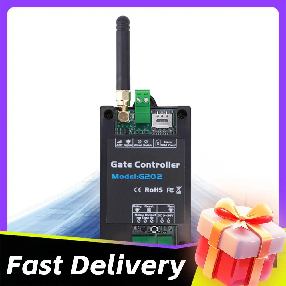 

Контроллер открывания дверей G202 с Wi-Fi и GSM, дистанционное управление для ворот, аксессуары, мобильное приложение 4G для гаражных ворот и рольставен