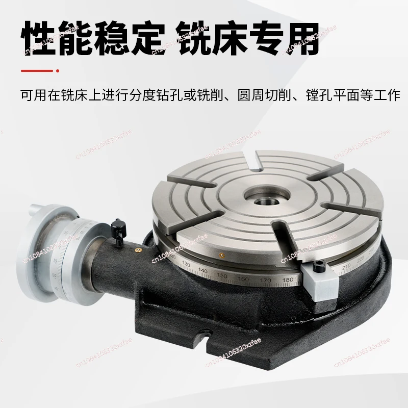 Milling Machine Horizontal Indexing Disc 8 Inches, Milling Machine Rotary Table, Splitter 6 Indexing Head, Manual Rotary Table