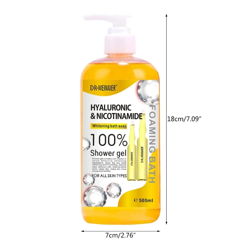 Amino Acid Niacinamide Skin Rejuvenation Shower Gel Hydrating Oil-control Remove Drop Shipping