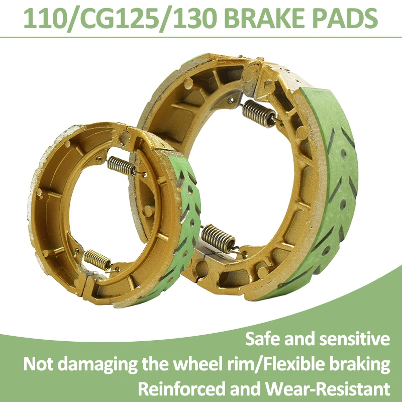 

Тормозные колодки для мотоцикла, барабанные тормозные колодки 110/130, тормозная колодка для 110 CG125130 GS125
