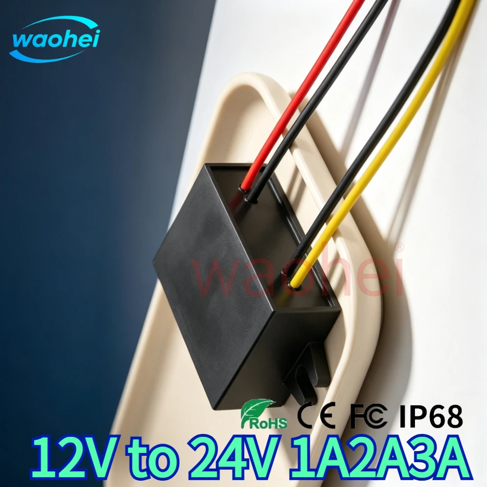 12V to 24V Vehicle Power Transformer Module Converter Power Booster Converter Step Up DC/DC Converters 12 Volt to 24 Volt CE