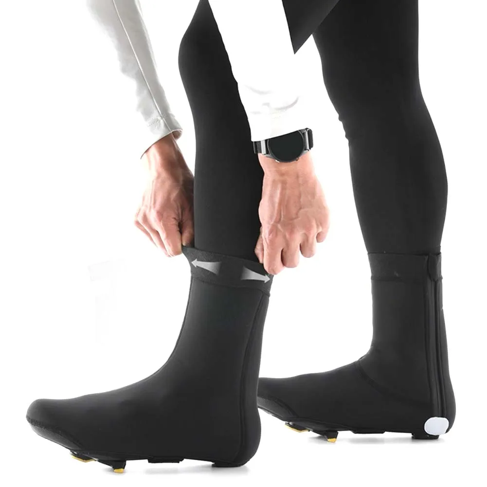 

Thermal Overshoes Bike Shoe Covers Black Winter Thermal Insulation Resists Road Friction Stability During Ride