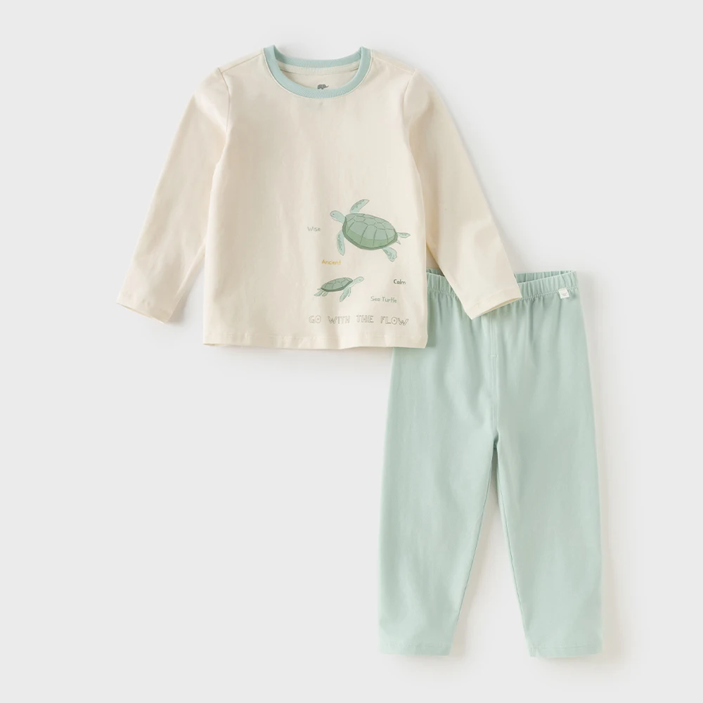 Dave Bella Boys 2pcs Pajama Set Autumn Winter Childrens Cartoon Homesuits Cute Indoor Sleepwear Set Warm DB4264570