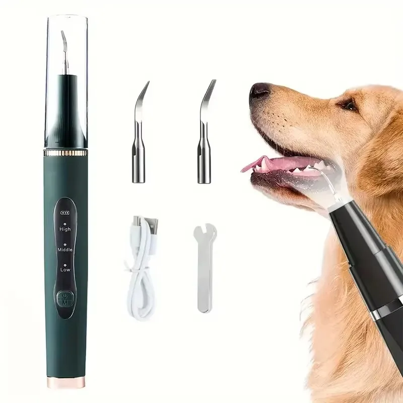 Pet Electric Toothbrush Cleaner Teeth Polish Cleaner Teeth Polishing Tool Pet Teeth Cleaner Dog Calculus Plaque
