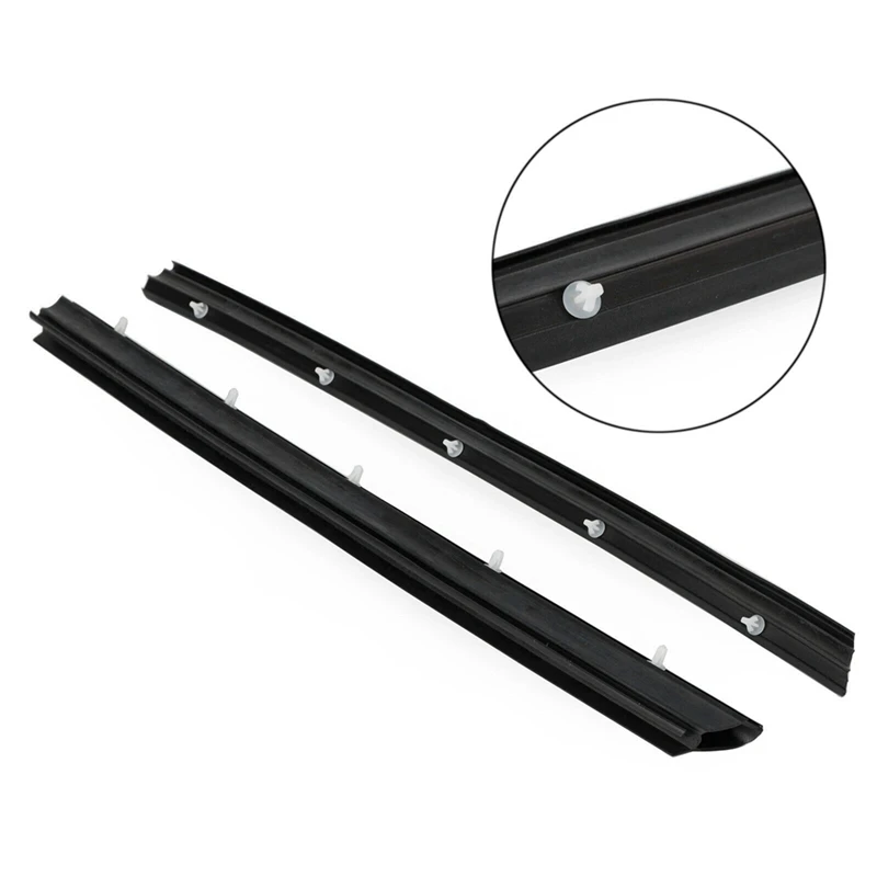 1 Pair Car Front Door Gasket Trim Door Seal Strip for Transporter T5 T5.1
