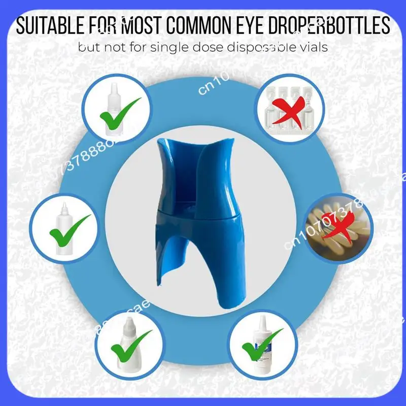 A26P حامل قطرة العين مساعد مراهم العين حامل قطرة جهاز قطرة العين دليل المعونة مساعدة قضيب أداة العناية بالعين