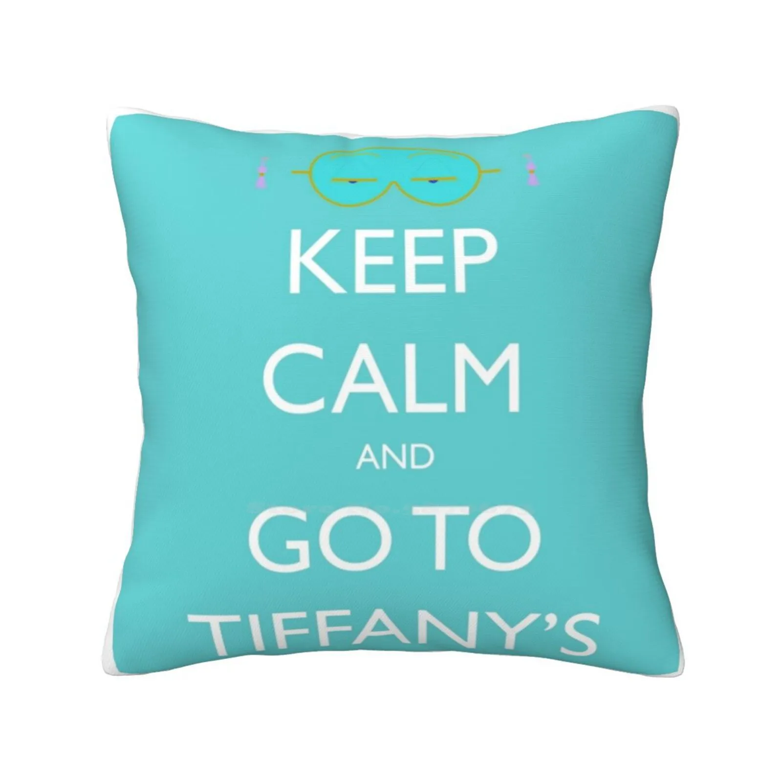 Go To Soft Comfortable Pillowcase Breakfast At Holly Golightly Audrey Hepburn Keep Calm Eye Ear Plug Truman Capote Blue And Co