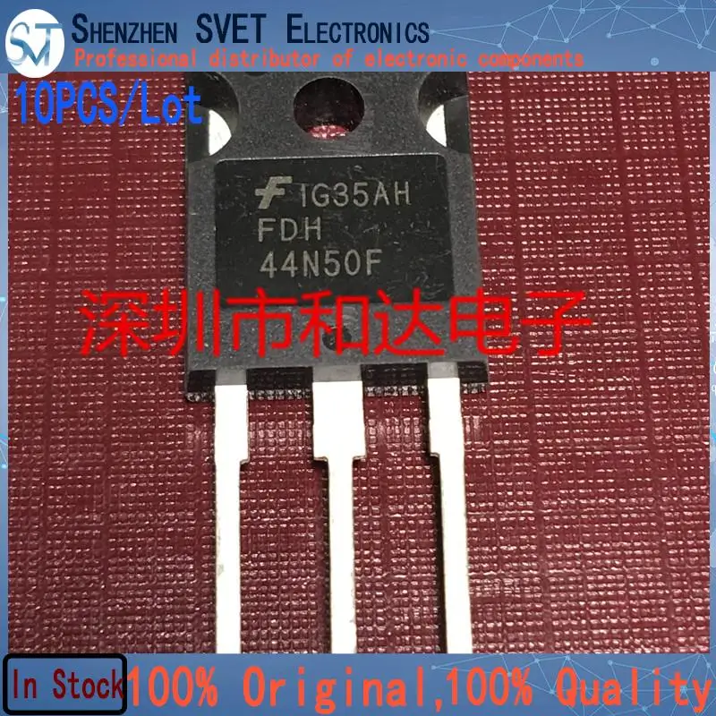 10PCS/Lot FDH44N50F  TO-247     New And Imported Original 100%Test In Stock