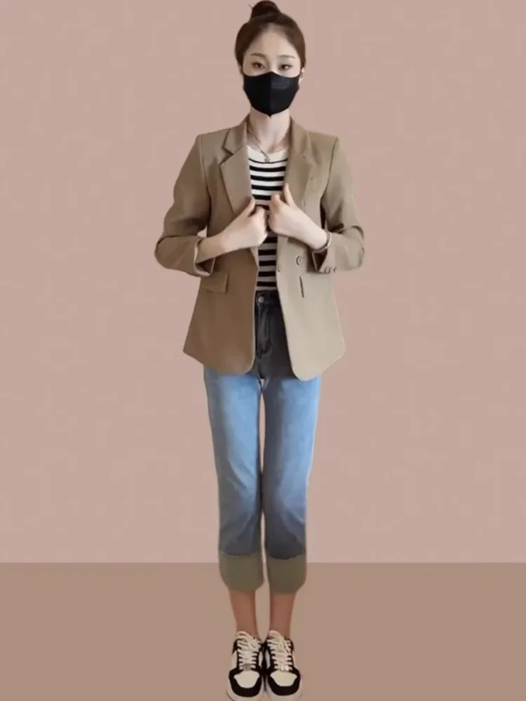 Casual Design Sensation High Quality Women's Suit Jacket Spring New Style Elegant Atmosphere Small Western Style Top