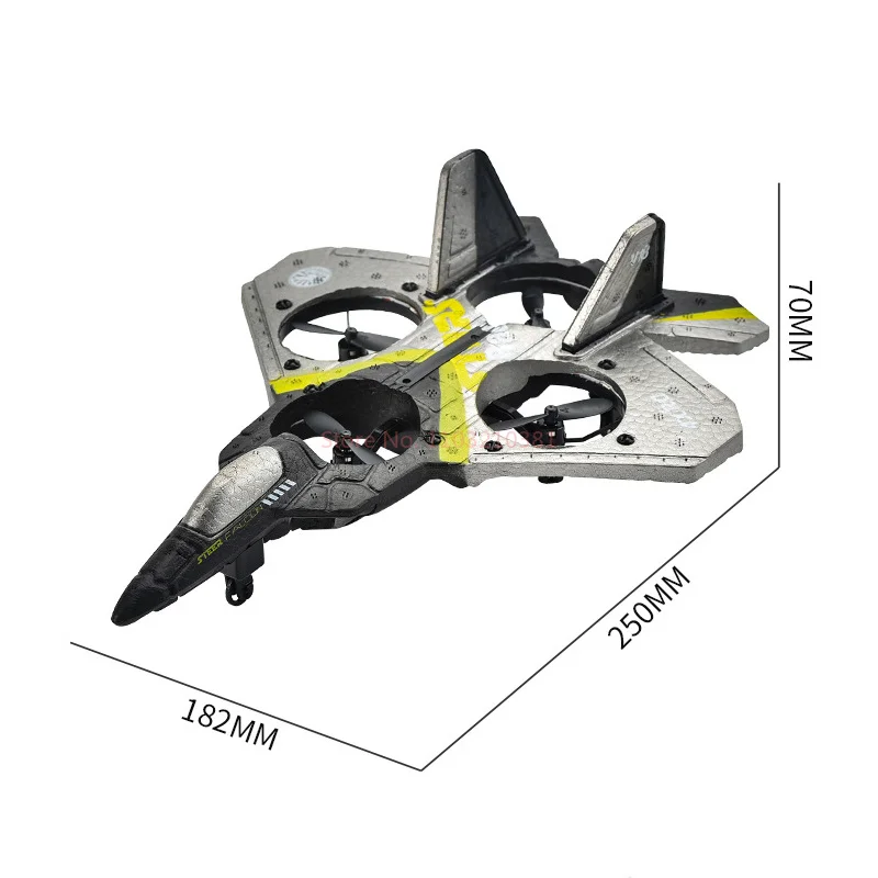 Avión de Control remoto V18 para niños, juguete de combate de inducción de gravedad de acrobacias, espuma resistente a caídas, carga de cuatro ejes, nuevo