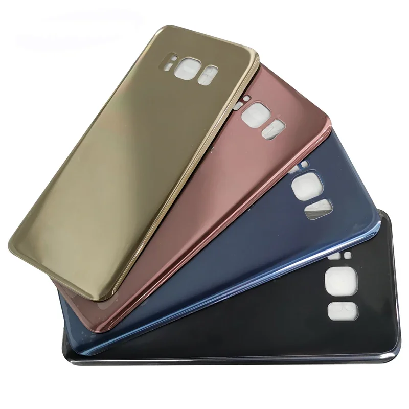 

Back battery cover for Samsung Galaxy S8 Plus S8 g950 g950f g955 g955f glass rear housing cover replacement