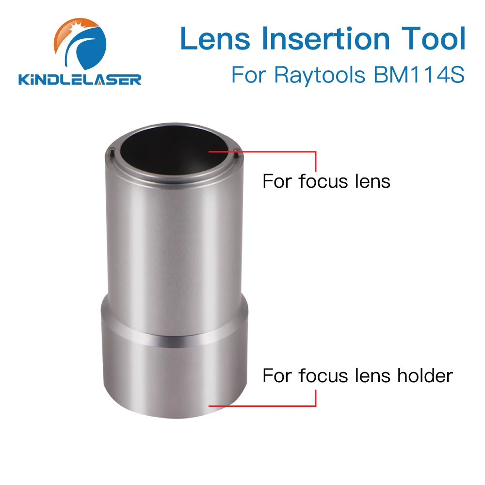 KINDLELASER Focusing Lens Insertion Tool D37 for Collimating Focusing Lens on Raytools BM114S Fiber Laser Cutting Head