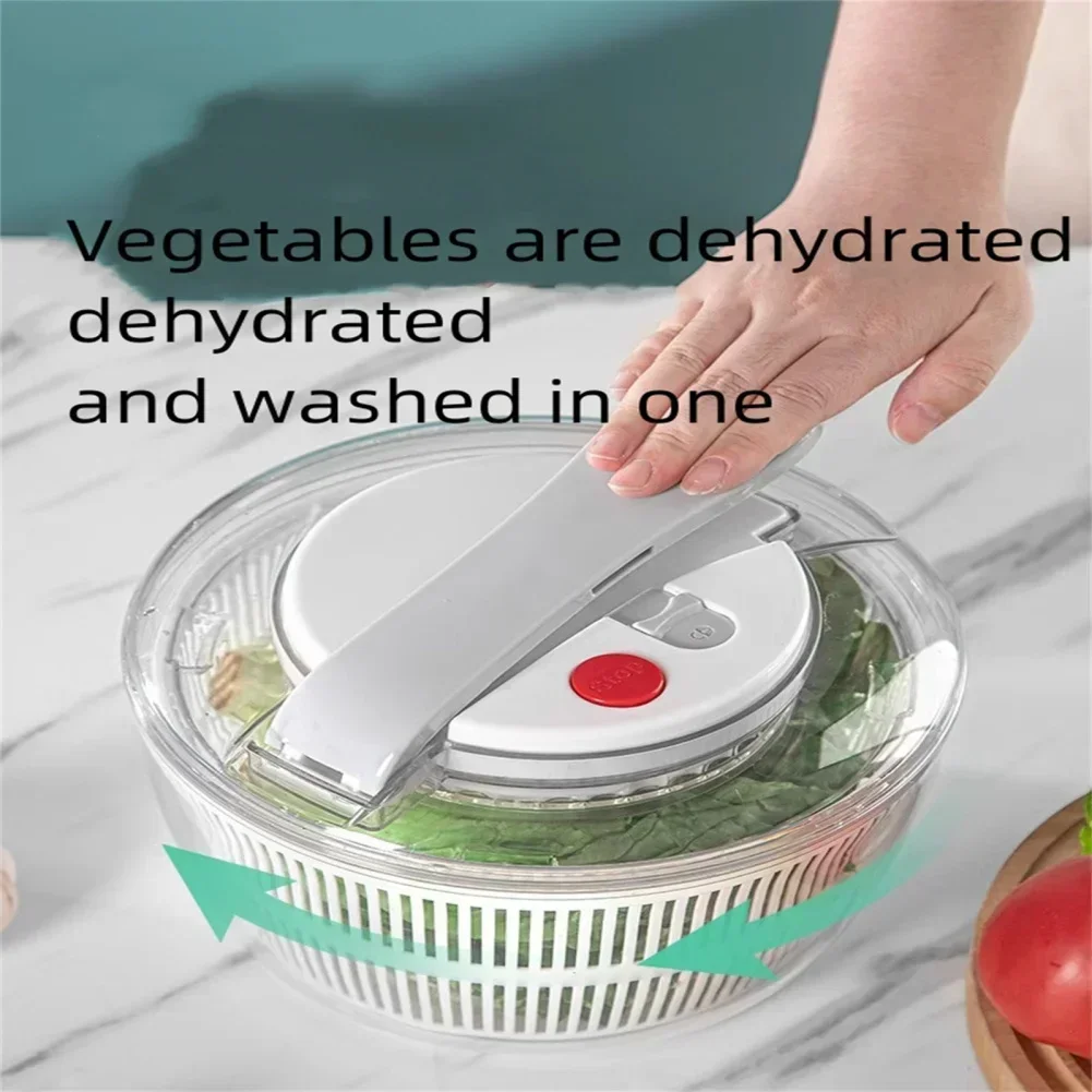 

Vegetable Dryer Salad Spinner Dryer,Fruits Drain Basket,Multifunctional Vegetable Washer,Salad Spinners,Kitchen Accessories,