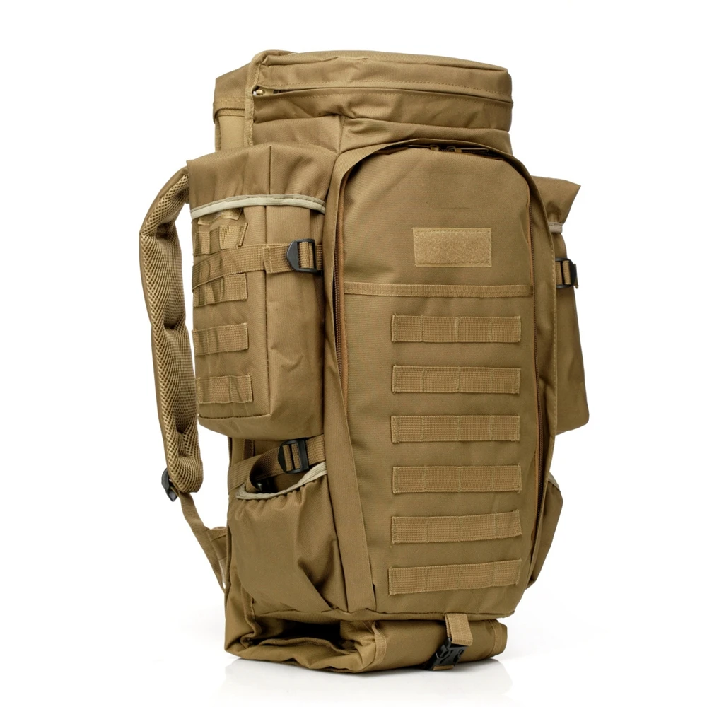 Tactical Combined Backpack Military Army Rucksack Large Assault Pack Travel Trekking Tactical Assault Knapsack Rifle Backpack