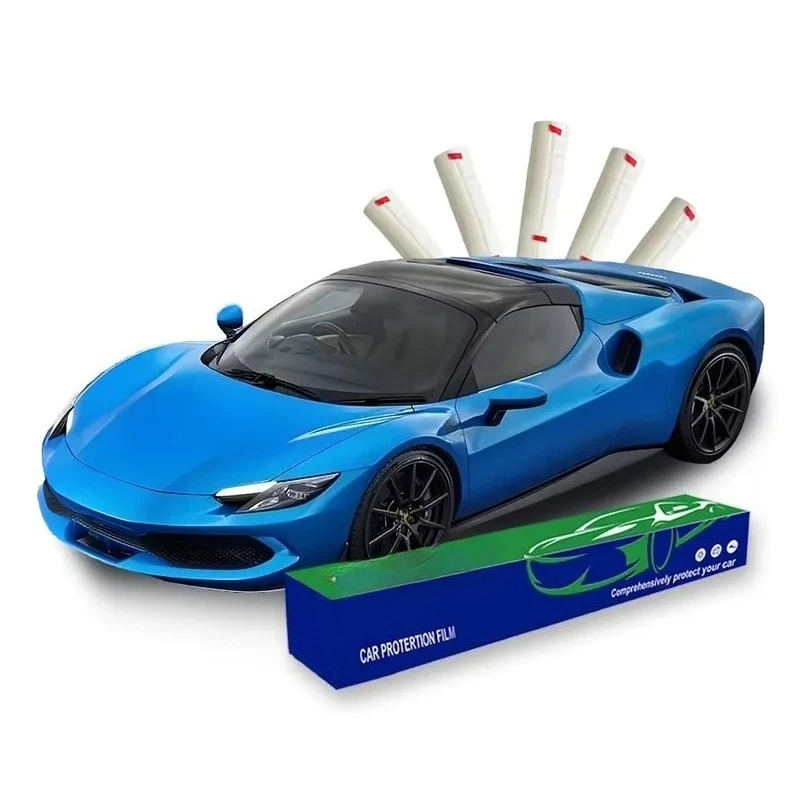 6-Year Warranty High Hydrophobic TPU PPF Car Paint Protection Film Self Healing 6.5 Mil Clear Body Cover Anti-Scratch