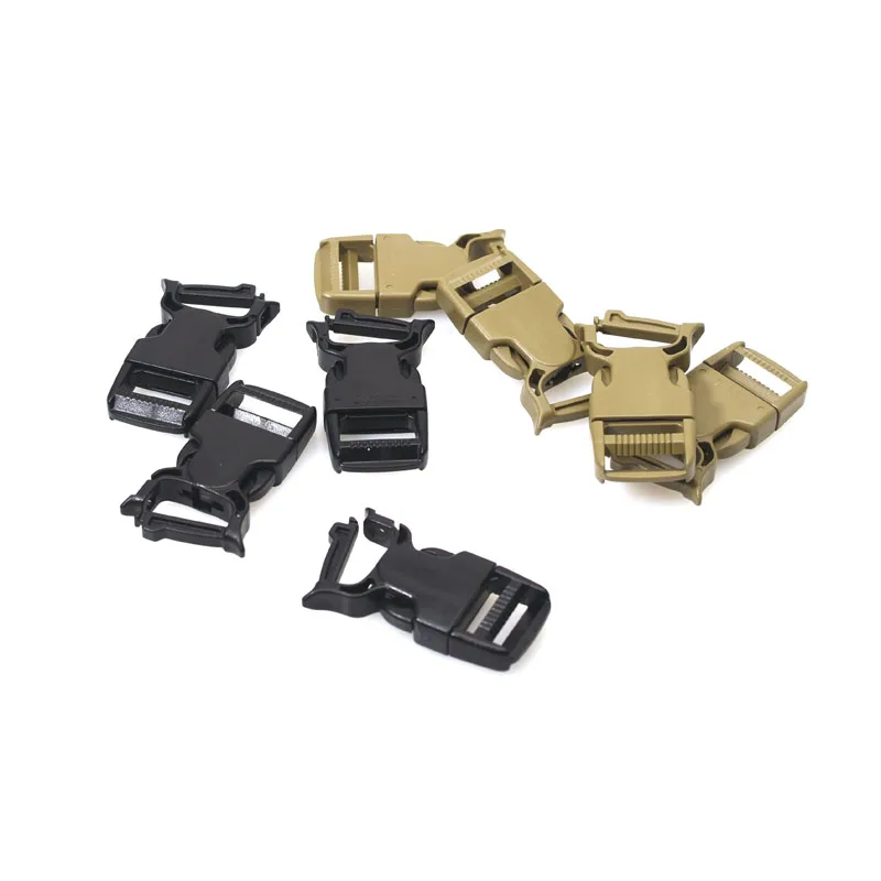 2/4PCS/lot JPC2.0 Tactical Vest Replaceable Buckle 1-Inch Webbing Adjusting Buckle DuPont POM Buckle