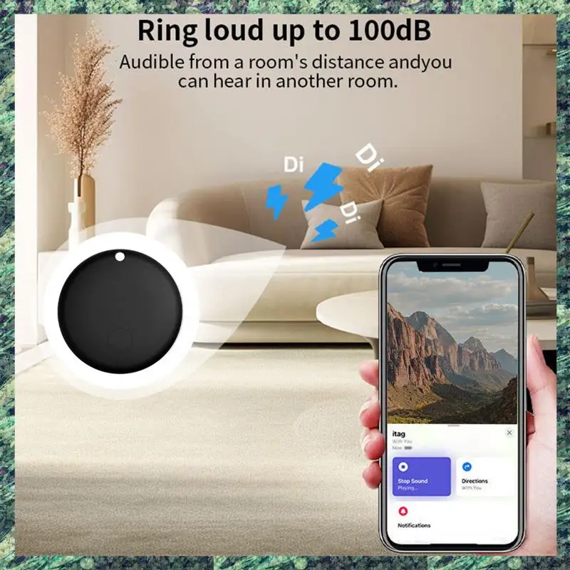 SCLS Мини GPS-устройство слежения Bluetooth Kids Anti-Lost Smart Keychain Finder Locator Tag Alarm Напоминание Работа с Find My A