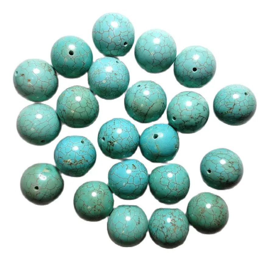 

1Pc Wholesale Chinese 100% Natural Turquoise 16mm Beads Jewelry