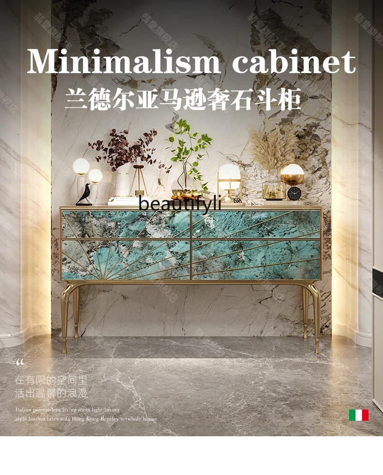 

ss K178 Light luxury chest villa large flat storage decorative porch drawer cabinet