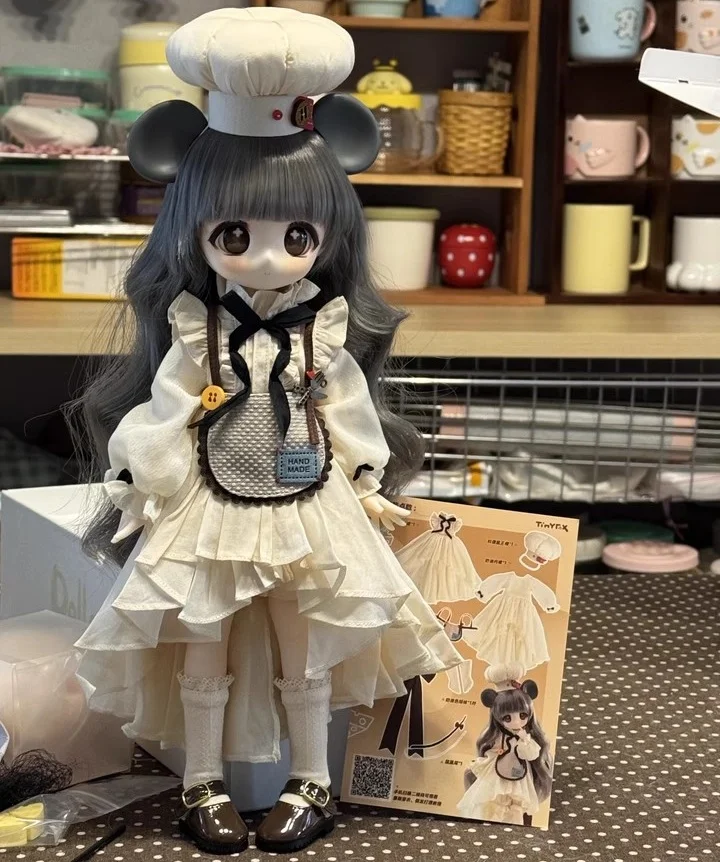 

Original Tinyfox X Dolleydoll Linkage Doll Mousse 1/6 Bjd Doll Full Set Of Doll Joints Movable Action Anime Figures Toys Gifts