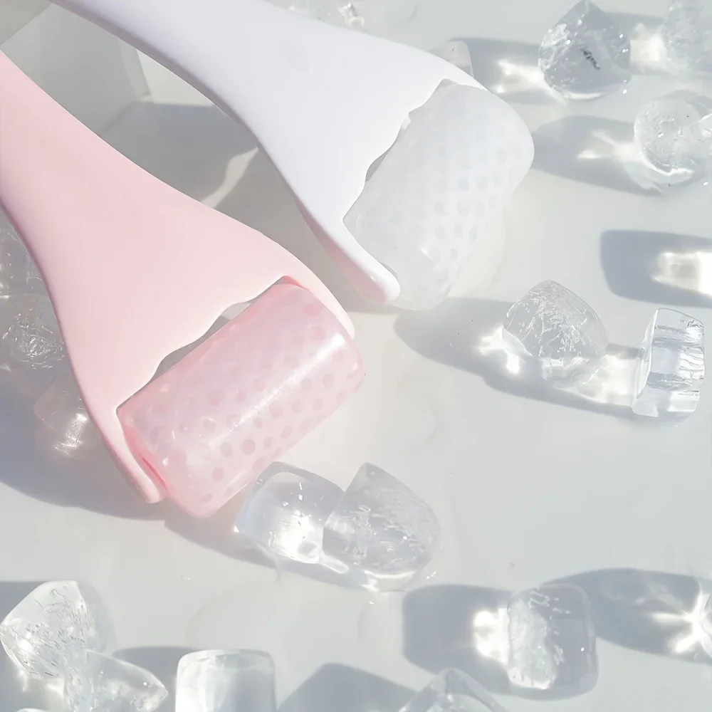 

Гель для ухода за лицом, валик для льда, подходит для лица и тела, холодный компресс, согревание, подтяжка бежевого цвета, уменьшение темных кругов, многоразовый