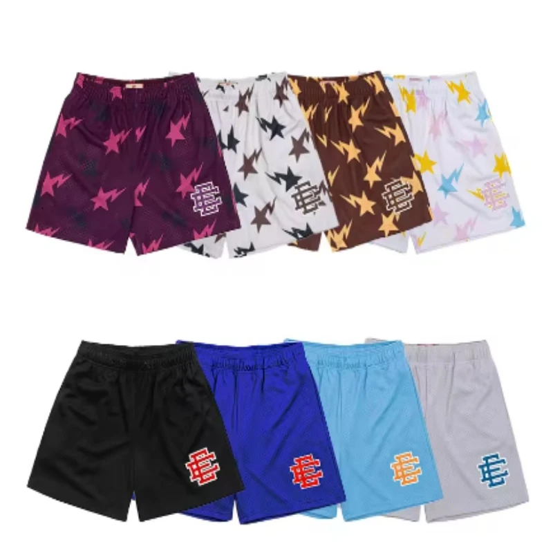 EE Eric Emanuel 2025 Men Beach Shorts fitness Training Workout Sport Short Pants Women Summer Gym Jogging Mesh Casual Shorts