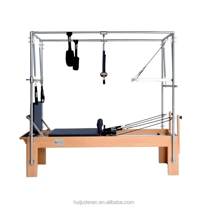 With a Trapeze Tower Table Wholesale Pilates Reformer 3-in-1 Combo Studio Reformer