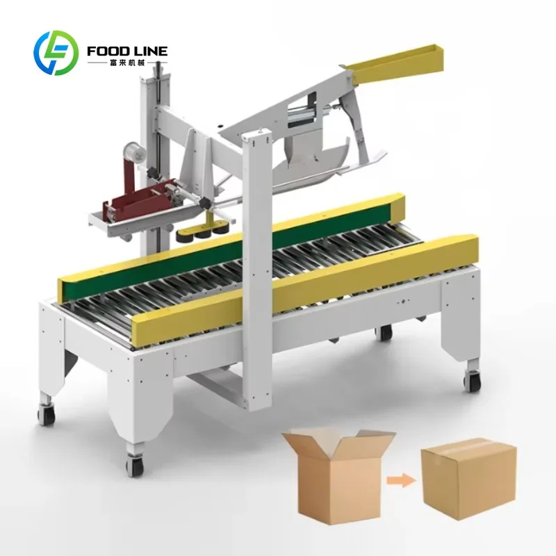 Customized Automatic Box Sealing Machine Speed Adjustable Carton Sealer Express Box Tape Sealing Machine