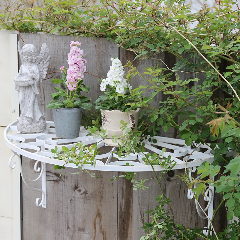 Vintage Iron Decorative Wall Canopy, Ornamental Awning, Garden Rain Shelter, Rustic Sunshade Bracket, Door and Window Accent