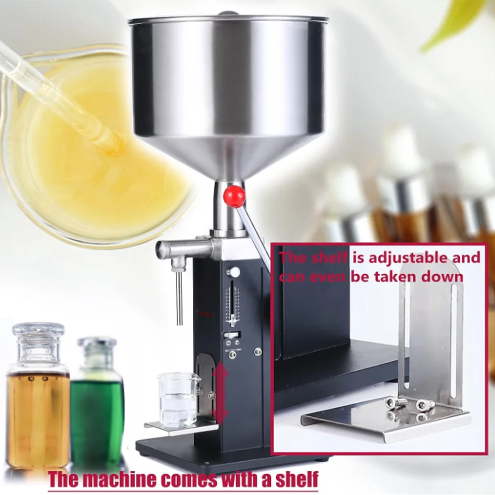 SUMEVE-Máquina de Enchimento Líquida de Pasta Manual, Enchimento, Acessórios Cozinha, Ajustável, 5-50ml, A03