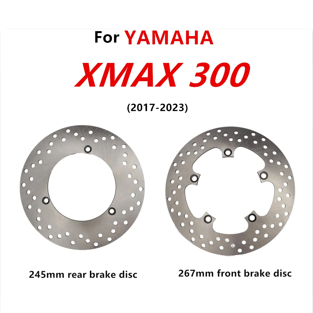 

For YAMAHA Xmax300 XMAX300 Brake Disc 267MM/245MM Floating Disc Modification Parts 2017-2023